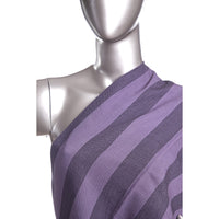 Rebozo Morado y Flores Blancas / Textiles Mexican Folk Art Shawl