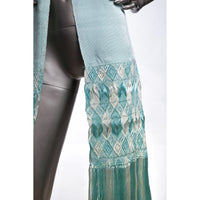 Rebozo Turquesa / Textiles Mexican Folk Art Shawl