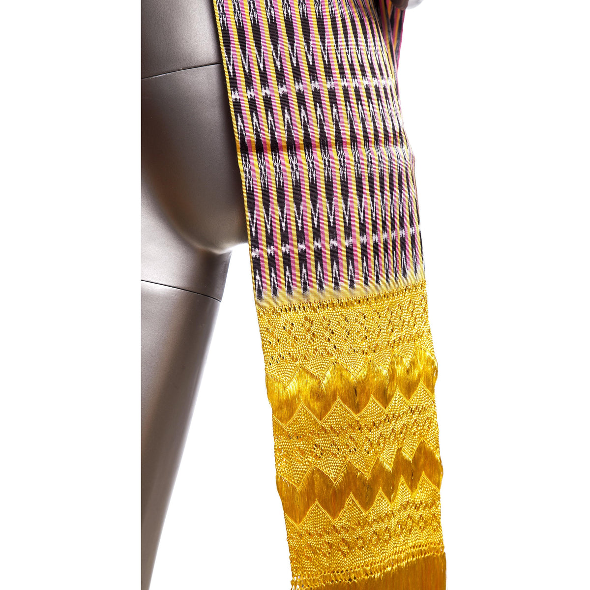 Rebozo Amarillo / Textiles Mexican Folk Art Shawl