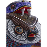 Fusion Vibora - Buho / Woodcarving Alebrije Mexican Folk Art Sculpture