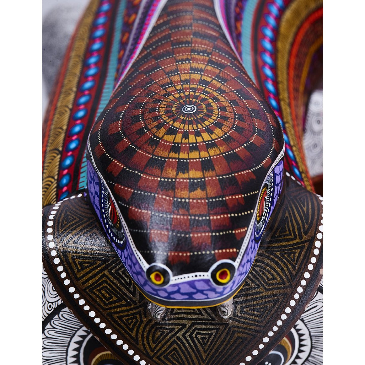 Fusion Vibora - Buho / Woodcarving Alebrije Mexican Folk Art Sculpture