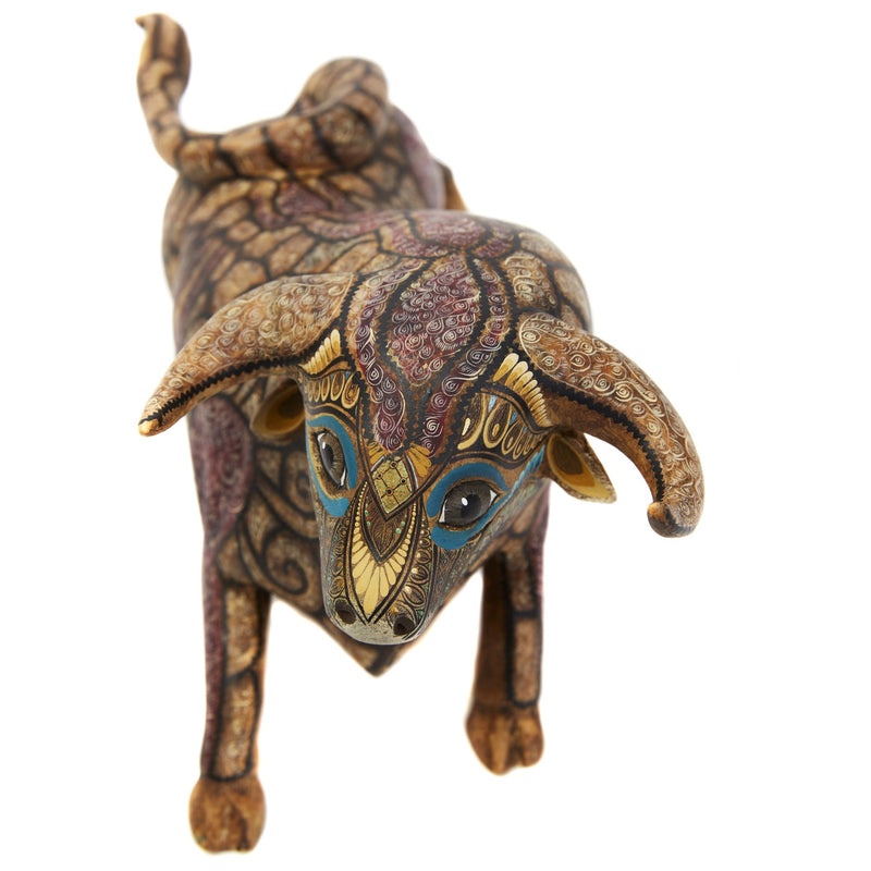 Toro Asombrado - Bull Alebrije - Mexican Folk Art | Cactus Fine Art