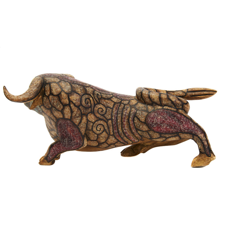 Toro Asombrado - Bull Alebrije - Mexican Folk Art | Cactus Fine Art