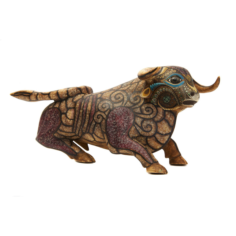 Toro Asombrado - Bull Alebrije - Mexican Folk Art | Cactus Fine Art