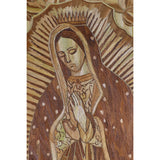Virgen de Guadalupe - Natural Straw - Mexican Fine Art | Cactus Fine Art