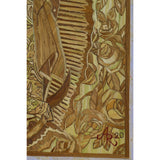 Virgen de Guadalupe - Natural Straw - Mexican Fine Art | Cactus Fine Art