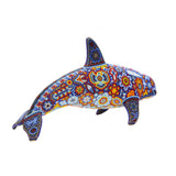 Vaquita Marina - Sea cow - Hand Beaded - Mexican Huichol Art - Mexican Folk Art | Cactus Fine Art