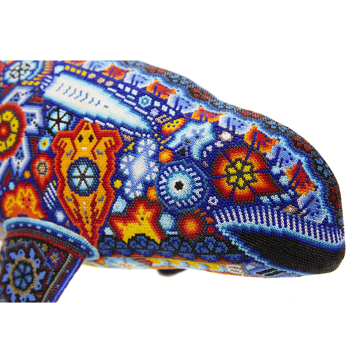 Vaquita Marina - Sea cow - Hand Beaded - Mexican Huichol Art - Mexican Folk Art | Cactus Fine Art