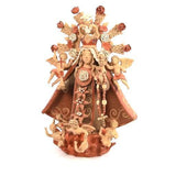 Virgen del Rosario / Ceramics Mexican Folk Art Clay