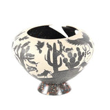 Vasija Blanco y Negro / Ceramics Mexican Folk Art Mata Ortiz