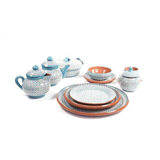 Vajilla Flor / Ceramics Mexican Folk Art Clay