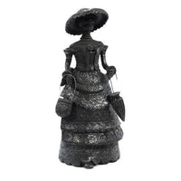 Mujer Catrina-Oaxaca / Ceramics Black Clay Mexican Folk Art