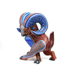 Carnero Azul / Woodcarving Alebrije Mexican Folk Art Sculpture