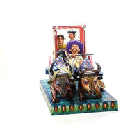 Carreta Herencia de mi Tierra / Woodcarving Alebrije Mexican Folk Art Sculpture