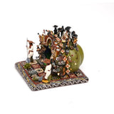 Nacimiento en una Calabaza / Ceramics Mexican Folk Art Miniature Nativity