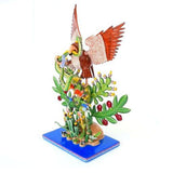 Escudo Nacional / Woodcarving Lacquer Mexican Folk Art