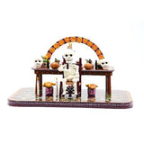 Ofrenda Dedicada a los muertos / Woodcarving Lacquer Mexican Folk Art