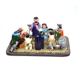 Nacimiento de Guerrero / Woodcarving Lacquer Mexican Folk Art Nativity
