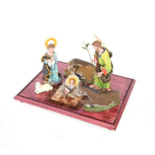 Nacimiento / Wax Sculpture Mexican Folk Art Nativity