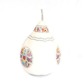 Costurero Blanco y Rallado / Lacquer Mexican Folk Art