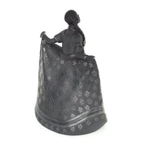 Mujer Huajuapan-Oaxaca / Ceramics Black Clay Mexican Folk Art