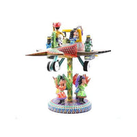 Nacimiento Avion / Woodcarving Mexican Folk Art Sculpture Nativity