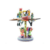 Nacimiento Avion / Woodcarving Mexican Folk Art Sculpture Nativity