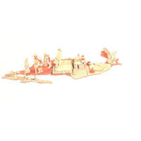 Mapa de Mexico en 1824 / Ceramics Mexican Folk Art Clay