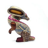 Conejo Zapoteco / Woodcarving Alebrije Mexican Folk Art Sculpture