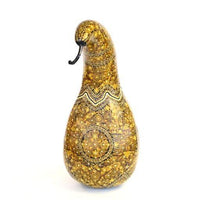 Costurero con forma de Garza / Lacquer Mexican Folk Art