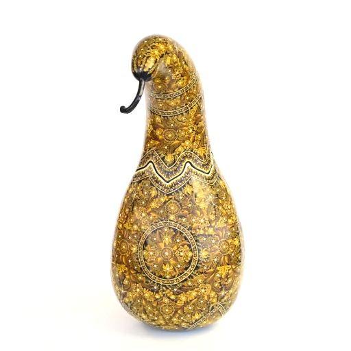 Costurero con forma de Garza / Lacquer Mexican Folk Art