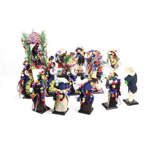 Procesión de Domingo de Ramos / Vegetable Fibers Mexican Folk Art