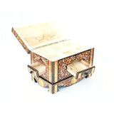 Caja Dorada / Woodcarving Lacquer Mexican Folk Art