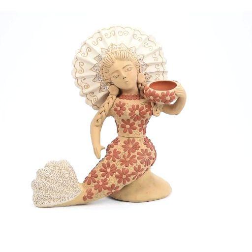 Sirena / Ceramics Mexican Folk Art Clay