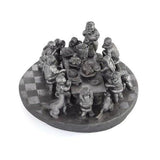 Dia Feliz / Ceramics Black Clay Mexican Folk Art