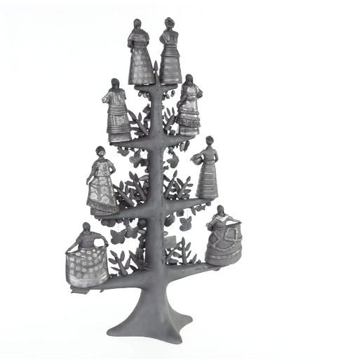 Arbol 8 Regiones Oaxaca / Ceramics Black Clay Mexican Folk Art Tree of Life