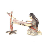 Tejedora Nahuatl / Ceramics Mexican Folk Art Clay