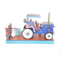 Nacimiento Tractor / Woodcarving Mexican Folk Art Sculpture Nativity