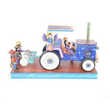 Nacimiento Tractor / Woodcarving Mexican Folk Art Sculpture Nativity