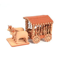 Carreta con Nacimiento / Ceramics Mexican Folk Art Clay Nativity