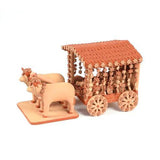 Carreta con Nacimiento / Ceramics Mexican Folk Art Clay Nativity