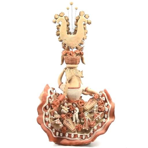 China Oaxaqueña con Altar de Muertos / Ceramics Mexican Folk Art Clay