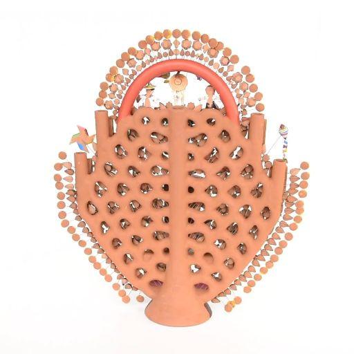 Arbol de Juguetes / Ceramics Mexican Folk Art Clay Tree of Life